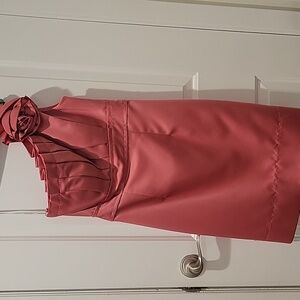 Phoebe Couture one shoulder mini cocktail dress